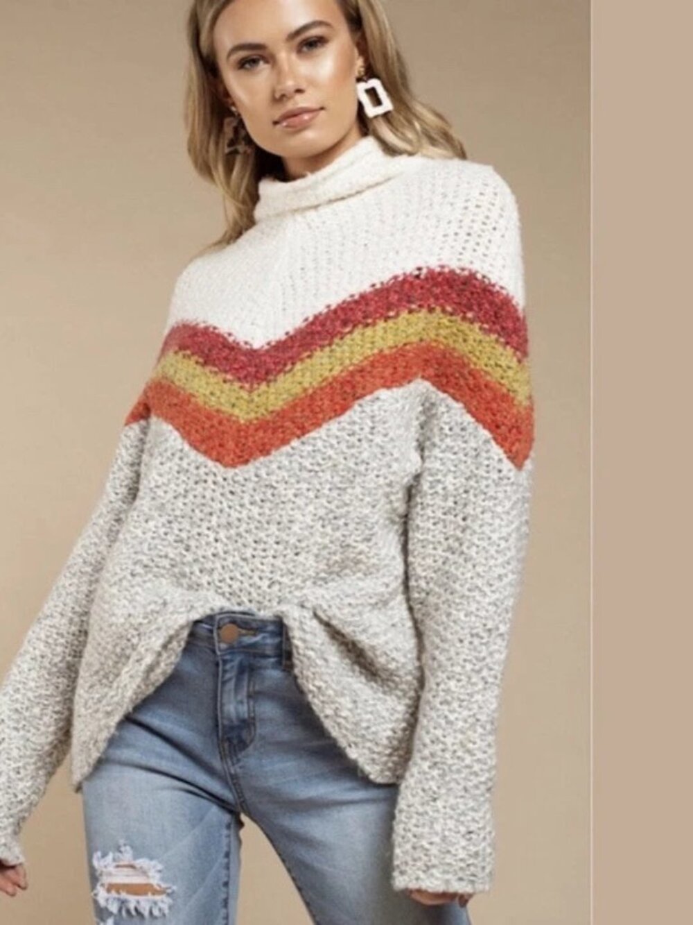 Free People Turn Around Tunic Sweater